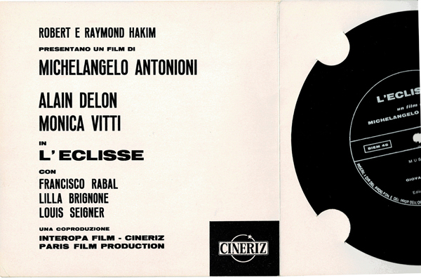 【伊EP/ソノシート】アラン・ドロン/太陽はひとりぼっち◆イタリア盤・サントラ◆激レアの画像4