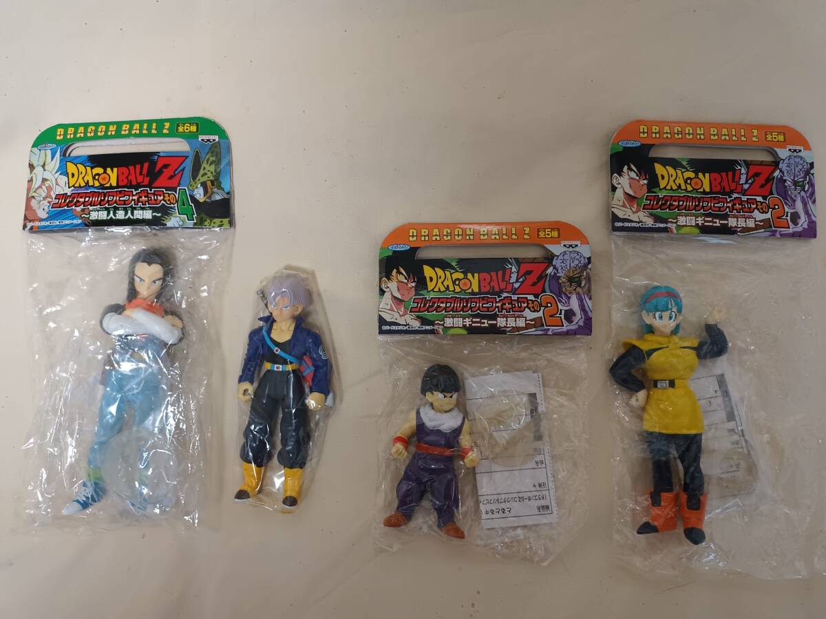 ■ドラゴンボールZ コレクタブルソフビフィギュアその2～4 4種 バンプレスト_画像1