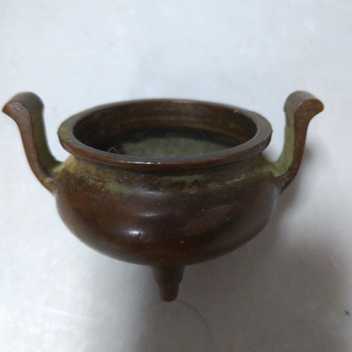 古銅大明宣徳小香炉 明時代_画像1
