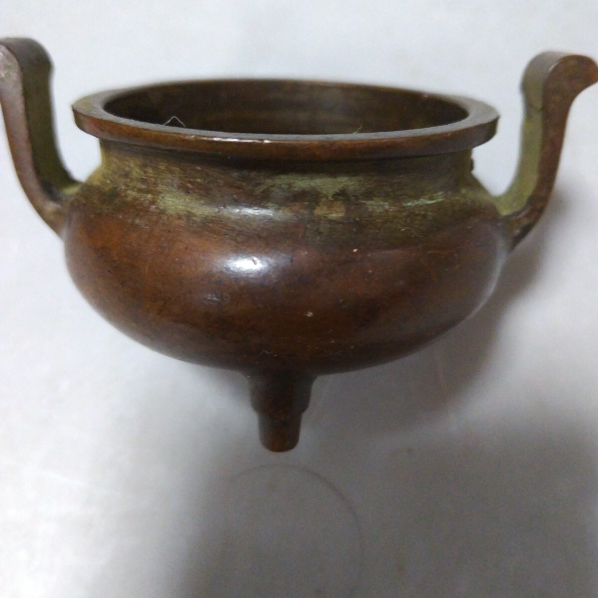 古銅大明宣徳小香炉 明時代_画像2