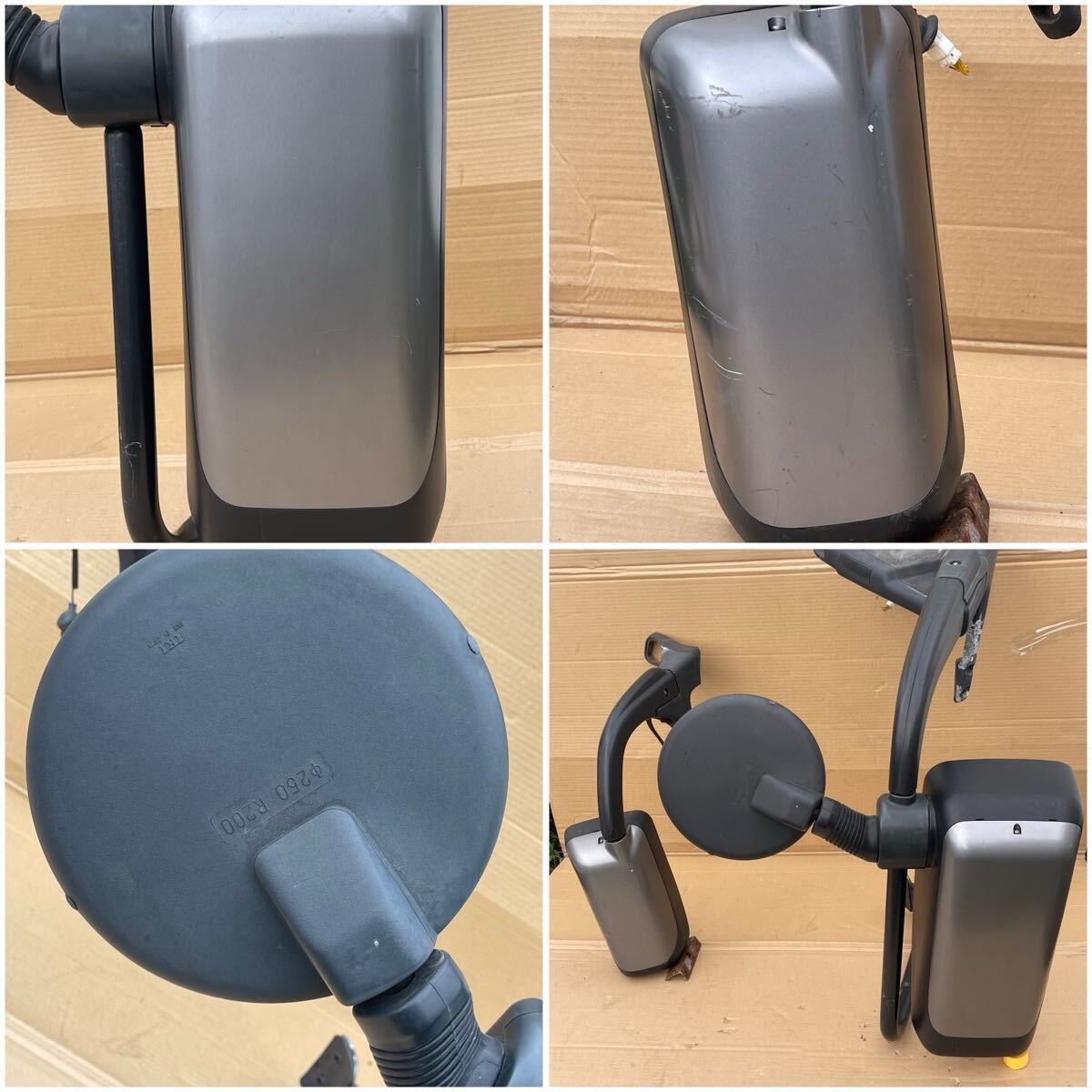 125 оригинальный Mitsubishi Fuso Super Great хромированные зеркала зеркало заднего вида зеркало крепление, опора зеркало крепление, опора левый и правый в комплекте 