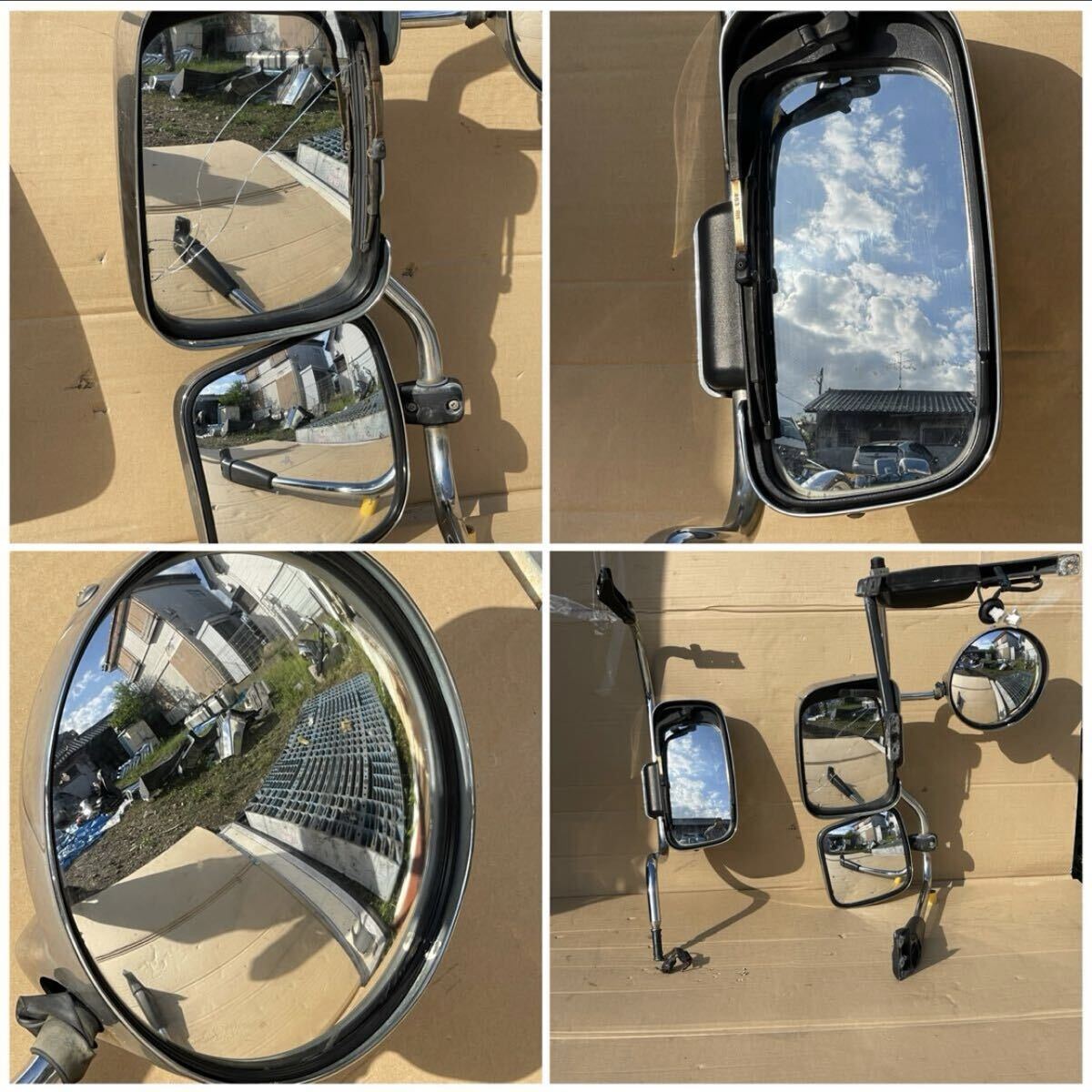116 Mitsubishi Fuso Super Great хром зеркало, зеркало заднего вида, зеркало крепление, опора, хром зеркало заднего вида крепление, опора (2 шт. комплект ) зеркало break 1