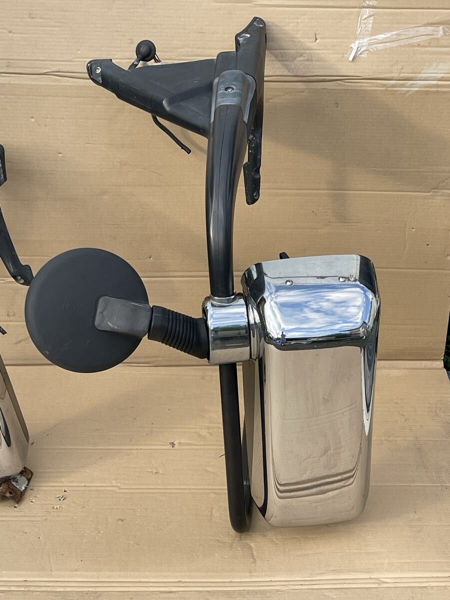 117 оригинальный Mitsubishi Fuso Super Great хромированные зеркала зеркало заднего вида зеркало крепление, опора зеркало крепление, опора левый и правый в комплекте 