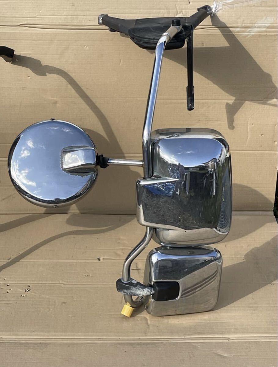 116 Mitsubishi Fuso Super Great хром зеркало, зеркало заднего вида, зеркало крепление, опора, хром зеркало заднего вида крепление, опора (2 шт. комплект ) зеркало break 1