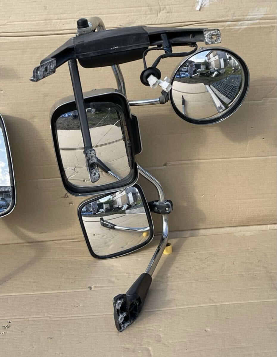 116 Mitsubishi Fuso Super Great хром зеркало, зеркало заднего вида, зеркало крепление, опора, хром зеркало заднего вида крепление, опора (2 шт. комплект ) зеркало break 1