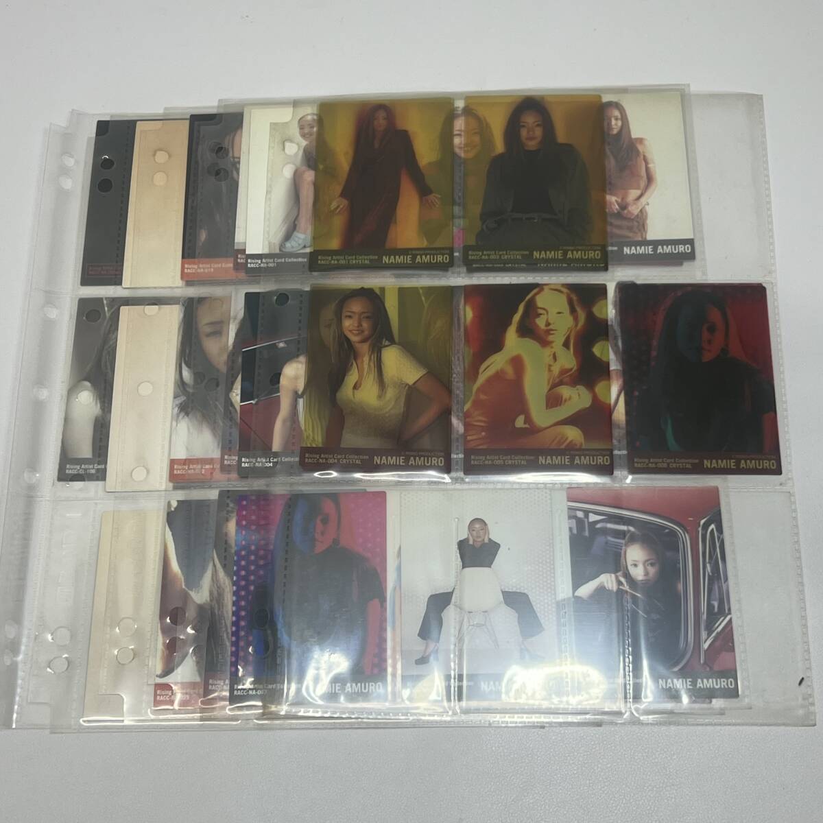 か660 安室奈美恵 トレカ まとめ 50枚以上 ライジングアーティストカードコレクション RACC アマダ クリスタルカード_画像1