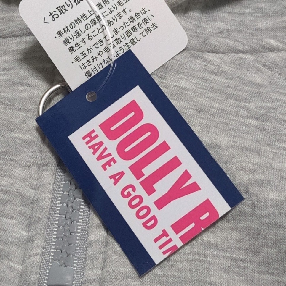 【送料無料】タグ付き未使用 DOLLYRIBON ドーリーリボン パーカー トレーナー 140cm 裏起毛 キッズ 子供服_画像6