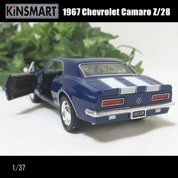 1/38シボレー/カマロ/1967CamaroZ-28/(ネイビー)/キンスマート/KINSMART/ダイキャストミニカー_画像2