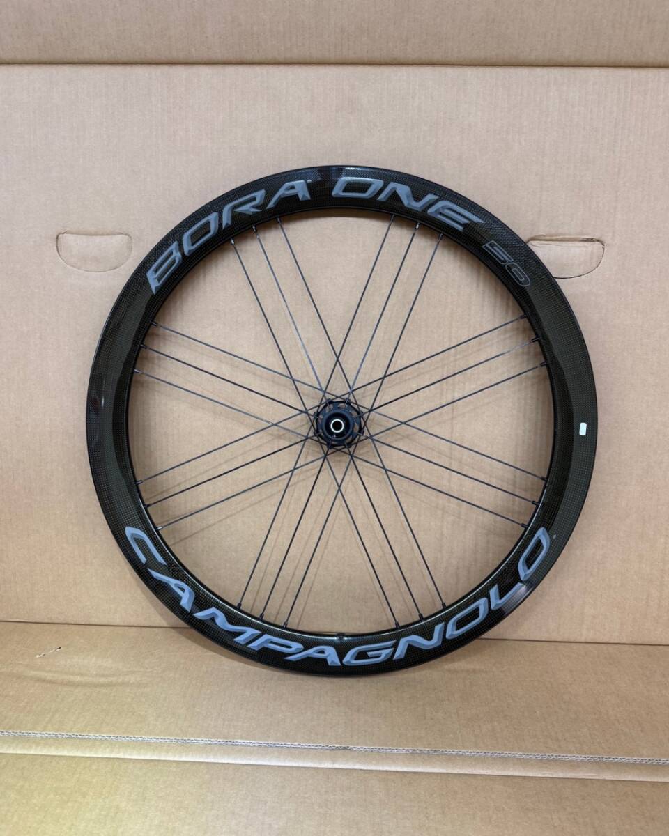 【前後セット】Campagnolo BORA ONE DISC 50 TU USB ダークラベル_画像1