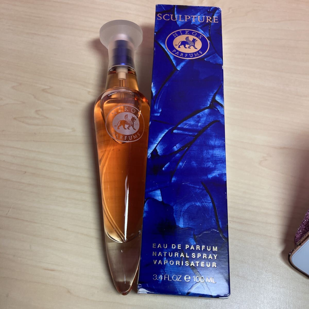 ほぼ満量　スカルプチャー　ニコス　パルファム　あ100ml オーデパルファン　スプレー　香水　フレグランス　パフューム　SCULPTURE NIKOS_画像1