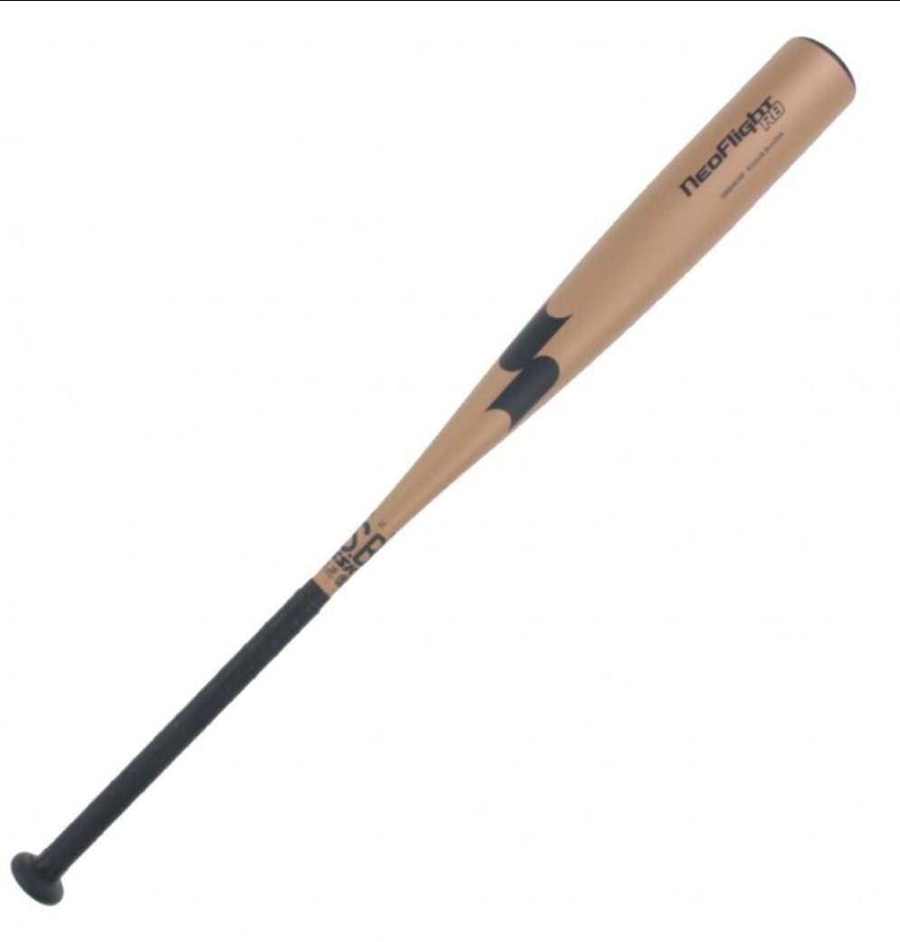 エスエスケイ　SSK　軟式用バット 野球 一般 ネオフライトRB 84cm/690g SBB4039F　3890　ゴールドブラック　新品　未使用　送料無料_画像1