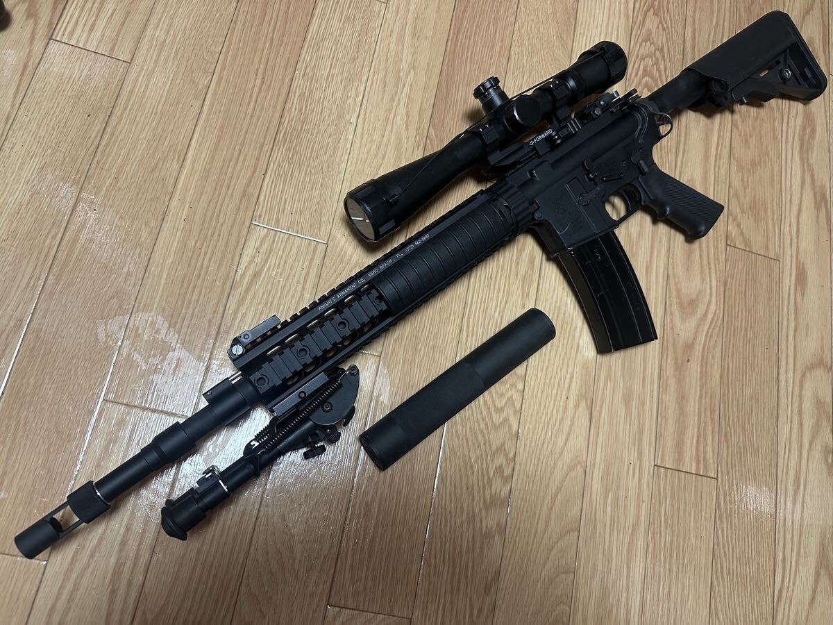 VFC Colt Mk12 Mod1 SPR M4 GBBR ガスブローバック スコープ バイポッド OPSサプレッサー付_画像1
