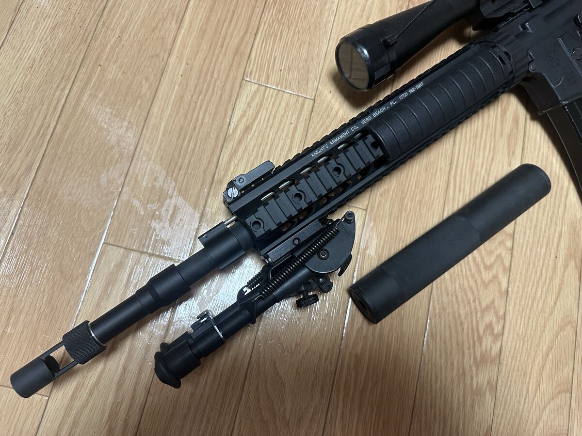 VFC Colt Mk12 Mod1 SPR M4 GBBR ガスブローバック スコープ バイポッド OPSサプレッサー付_画像2