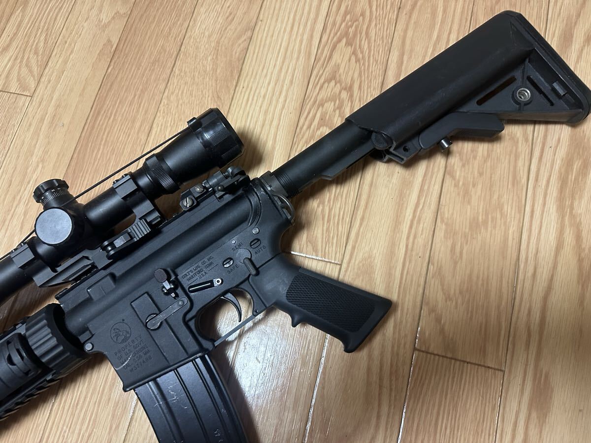VFC Colt Mk12 Mod1 SPR M4 GBBR ガスブローバック スコープ バイポッド OPSサプレッサー付_画像3