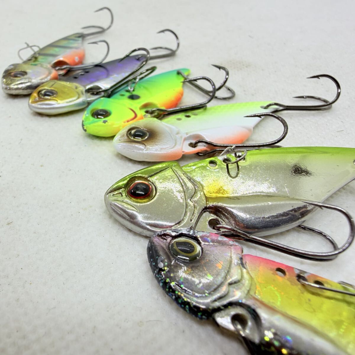 送料無料『エバーグリーン リトルマックス 6個セット 実測10g/11g/14g』EVERGREEN LITTLE MAX メタル バイブレーション メタルバイブ_画像3