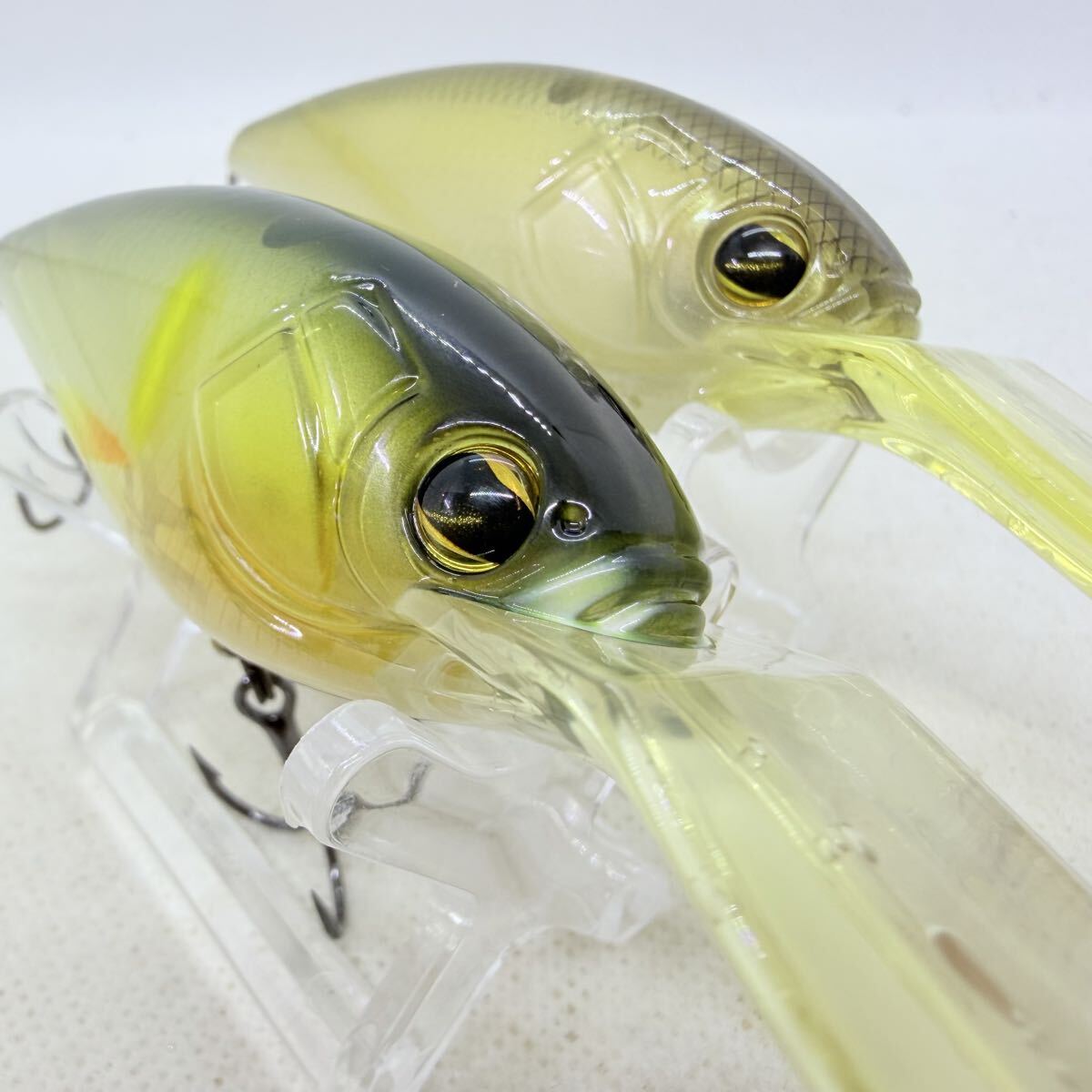 送料140円・美品『イマカツ イマカツクランク IK420BWK MOZAiC 2個セット』IMAKATSU CRANK IKクランク IK420 BWK IK モザイク 琵琶湖_画像2