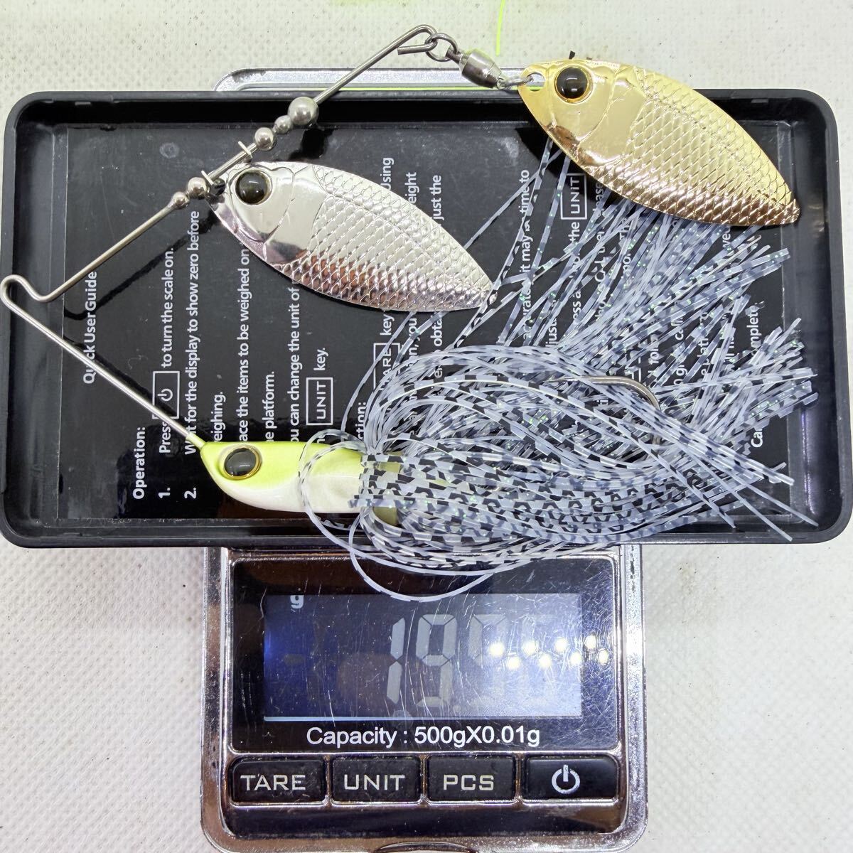 送料無料・美品『デプス Bカスタム 実測17g/18g/19g/20g 7個セット』deps B-CUSTOM ビーカスタム スピナーベイト ⑩285_画像5