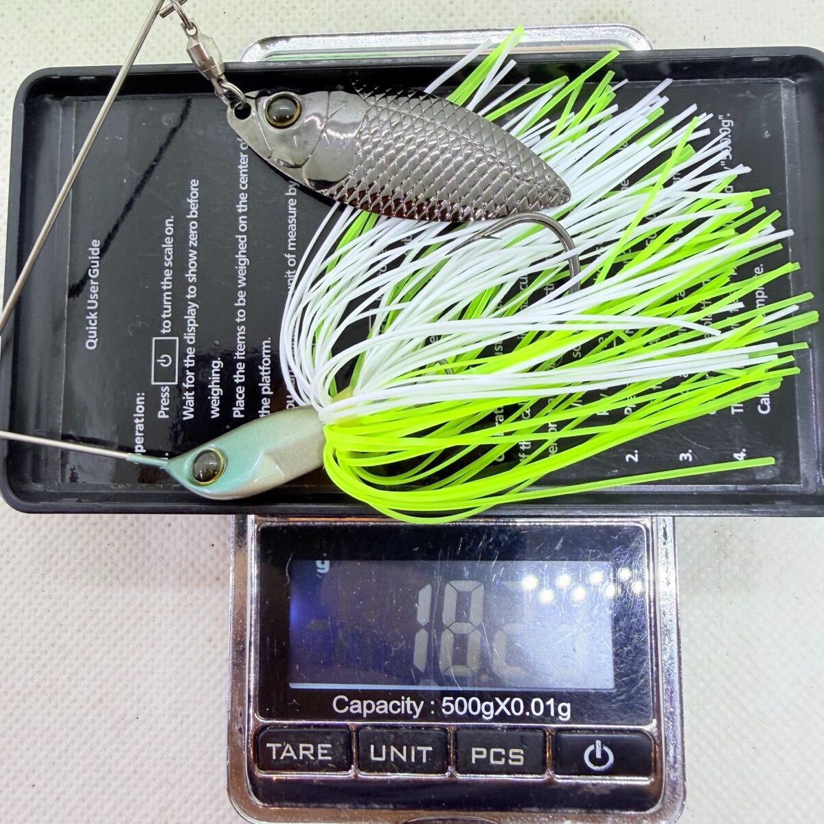 送料無料・美品『デプス Bカスタム 実測17g/18g/19g/20g 7個セット』deps B-CUSTOM ビーカスタム スピナーベイト ⑩285_画像7