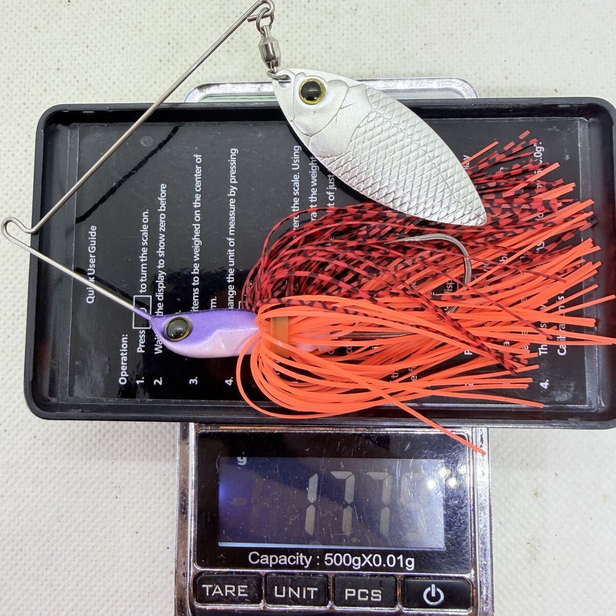 送料無料・美品『デプス Bカスタム 実測17g/18g/19g/20g 7個セット』deps B-CUSTOM ビーカスタム スピナーベイト ⑩285_画像9