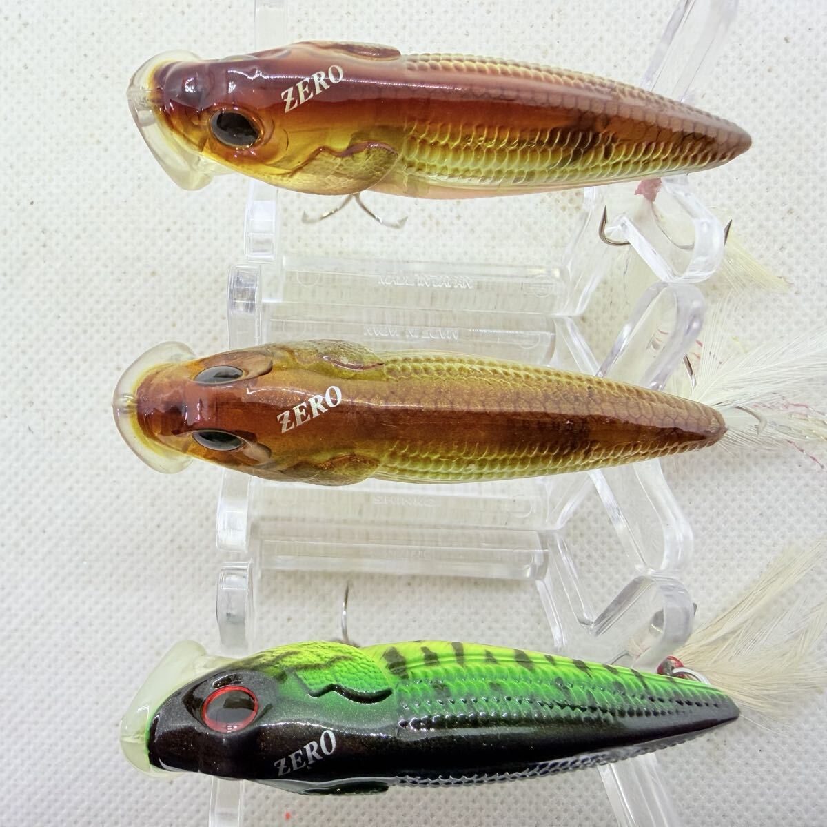 送料無料・美品『ダイワ TDポッパー ゼロ 3個セット』DAIWA T.D. POPPER ZERO ポッパー トップウォーター_画像5