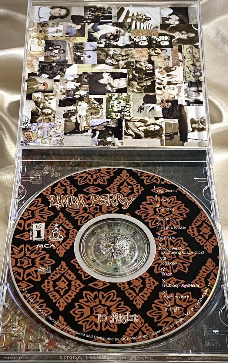 見本 PROMO 日本盤JAPAN　● Linda Perry / In Flight　1996年 MVCP 3　Pop, Rock_画像3