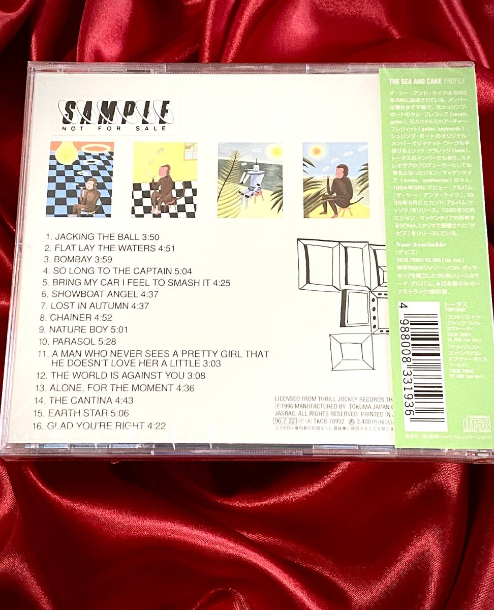 新品 見本 日本盤 SEALED PROMO JAPAN ● The Sea And Cake / A Brief Historical Retrospective　ザシーアンドケイク ●1996年 TKCB-70952_画像4