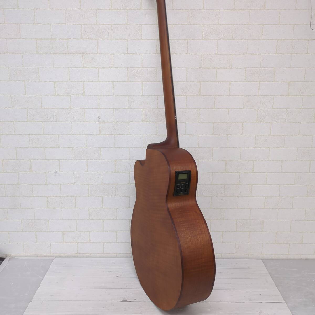 【B688-10】フレットレス アコースティック ベース Aria FEB-FL/FN serial s180401381 nagoya japan 生音 エレキ 【生産終了モデル】 _画像9