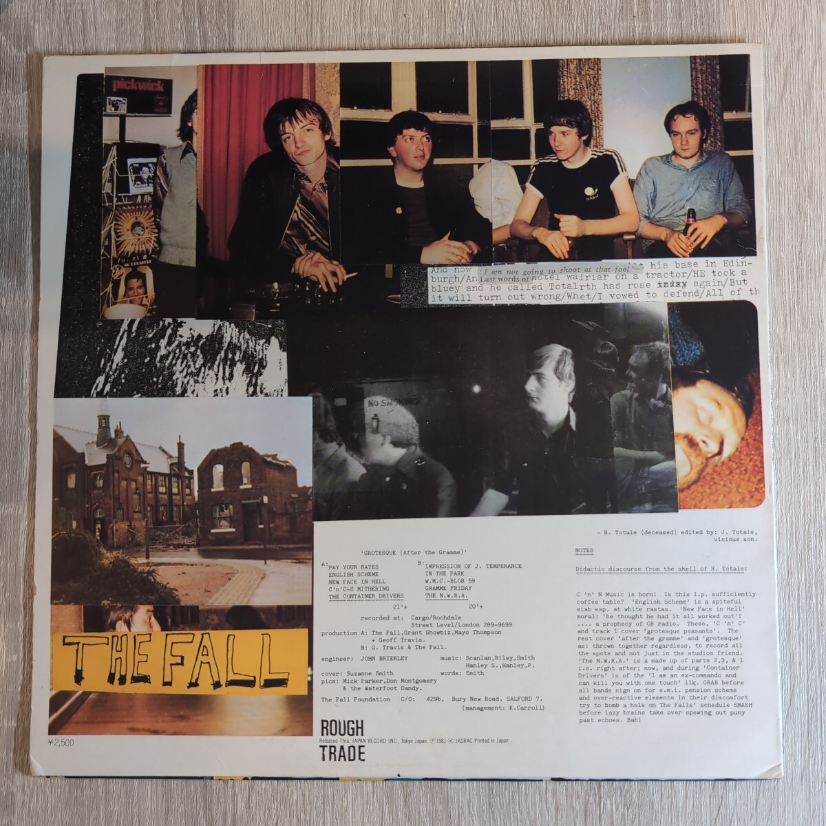The Fall「grotesque」邦LPレコード 1980年★★post punk new wave_画像2