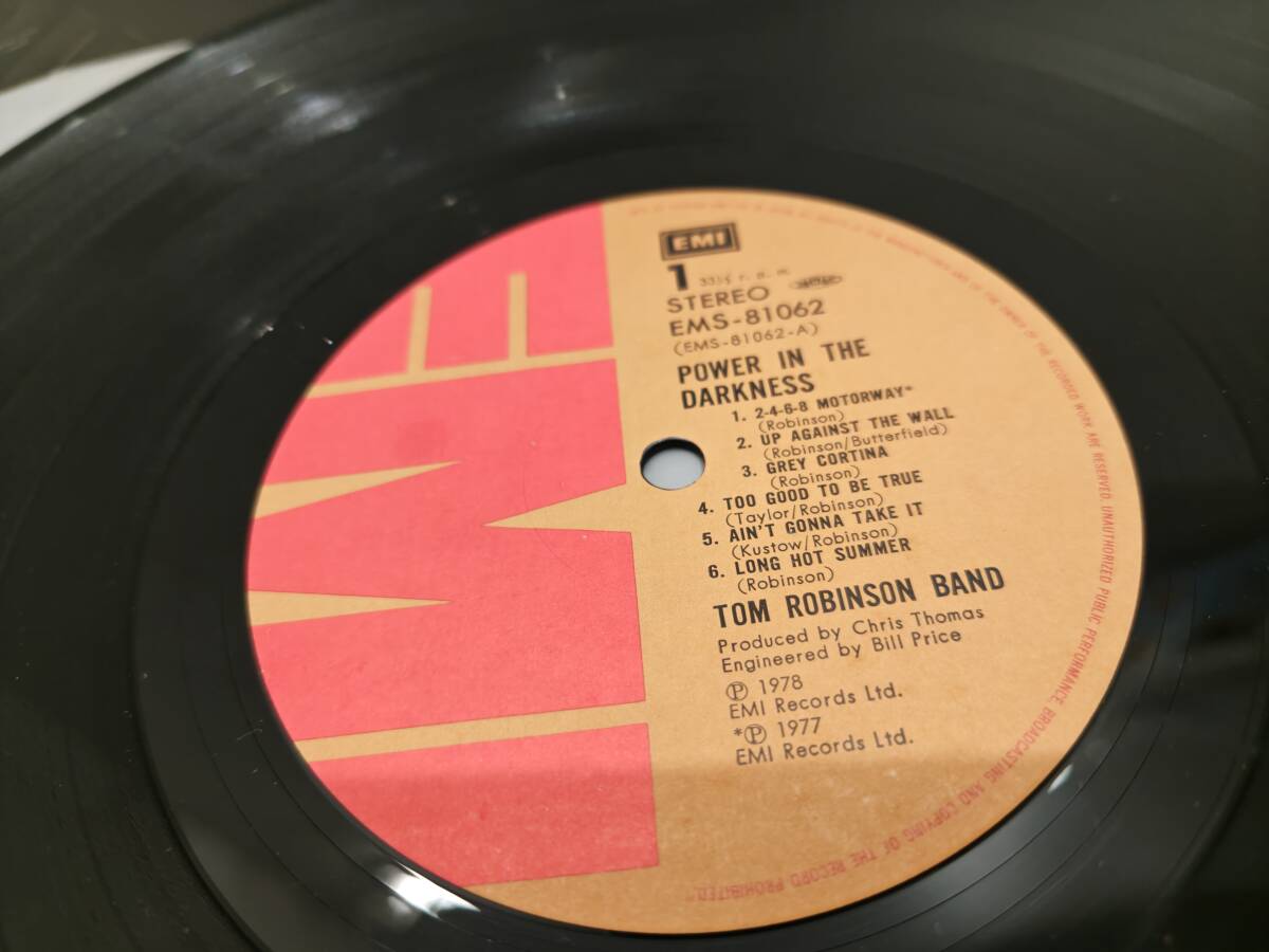 71067A★LP TOM ROBINSON BAND POWER IN THE DARKNESS パワー・イン・ザ・ダークネス トム・ロビンソン・バンド_画像5