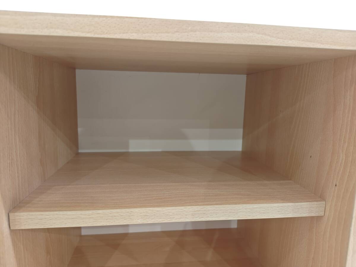 71394★木目 キューブボックス 2段 35×29×高さ35㎝_画像3