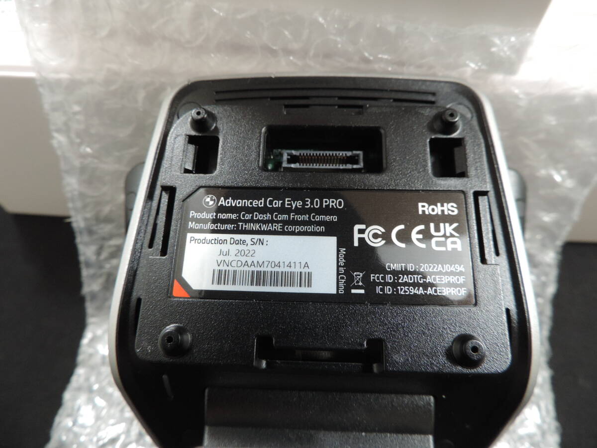 8[ б/у товар ]* прекрасный товар * BMW оригинальный ADVANCED CAR EYE 3.0 PRO регистратор пути (drive recorder) передний и задний (до и после) видеозапись опционные оригинальные OP advance doka- I 3.0 Pro 