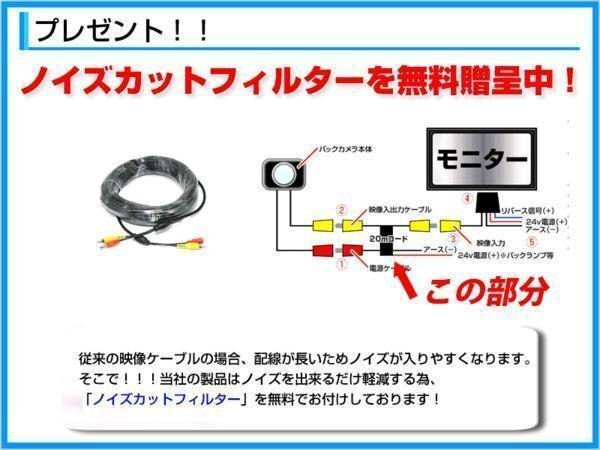 キャンピングカー に最適◆ 7インチ モニター バックカメラset 12V/24V ミラーモニター 車載モニター 24V車 トラック バス 大型車対応_画像3