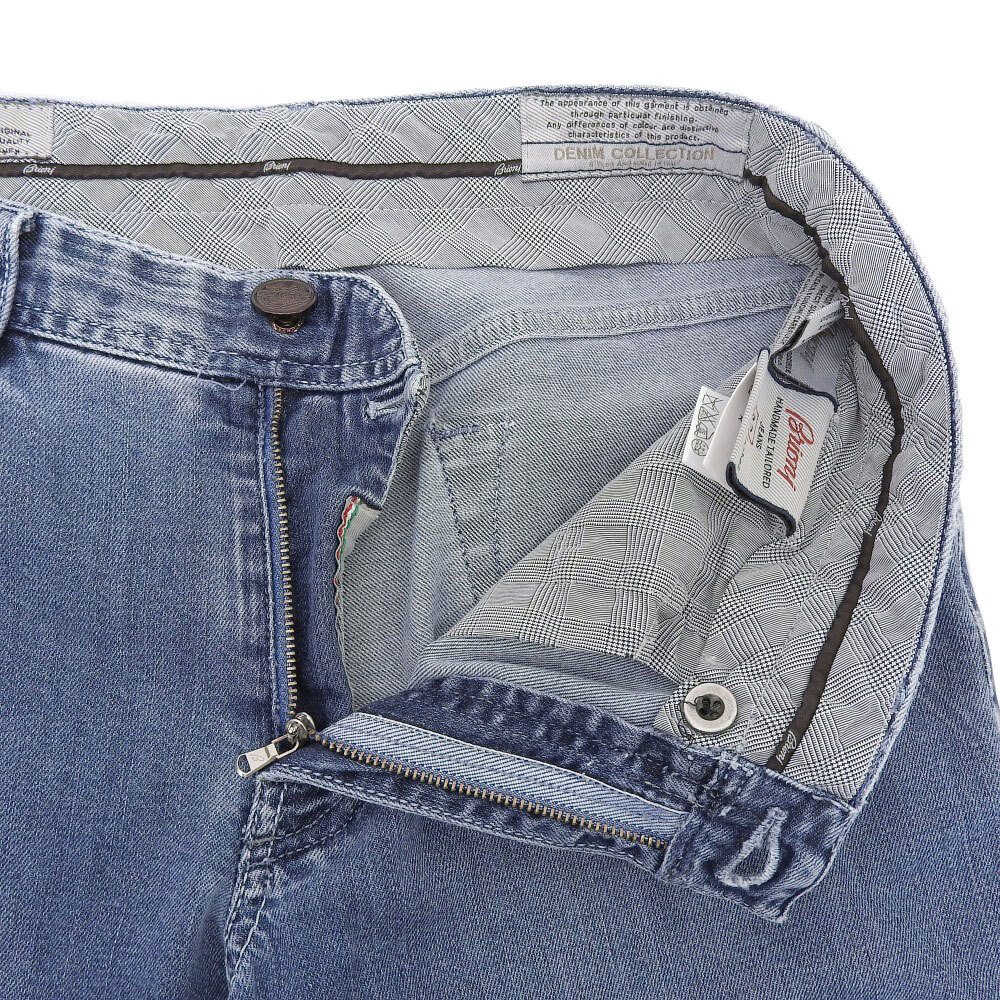 美品 Brioni ブリオーニ LIVIGNO デニムパンツ ボトムス メンズ ブルー 32_画像4