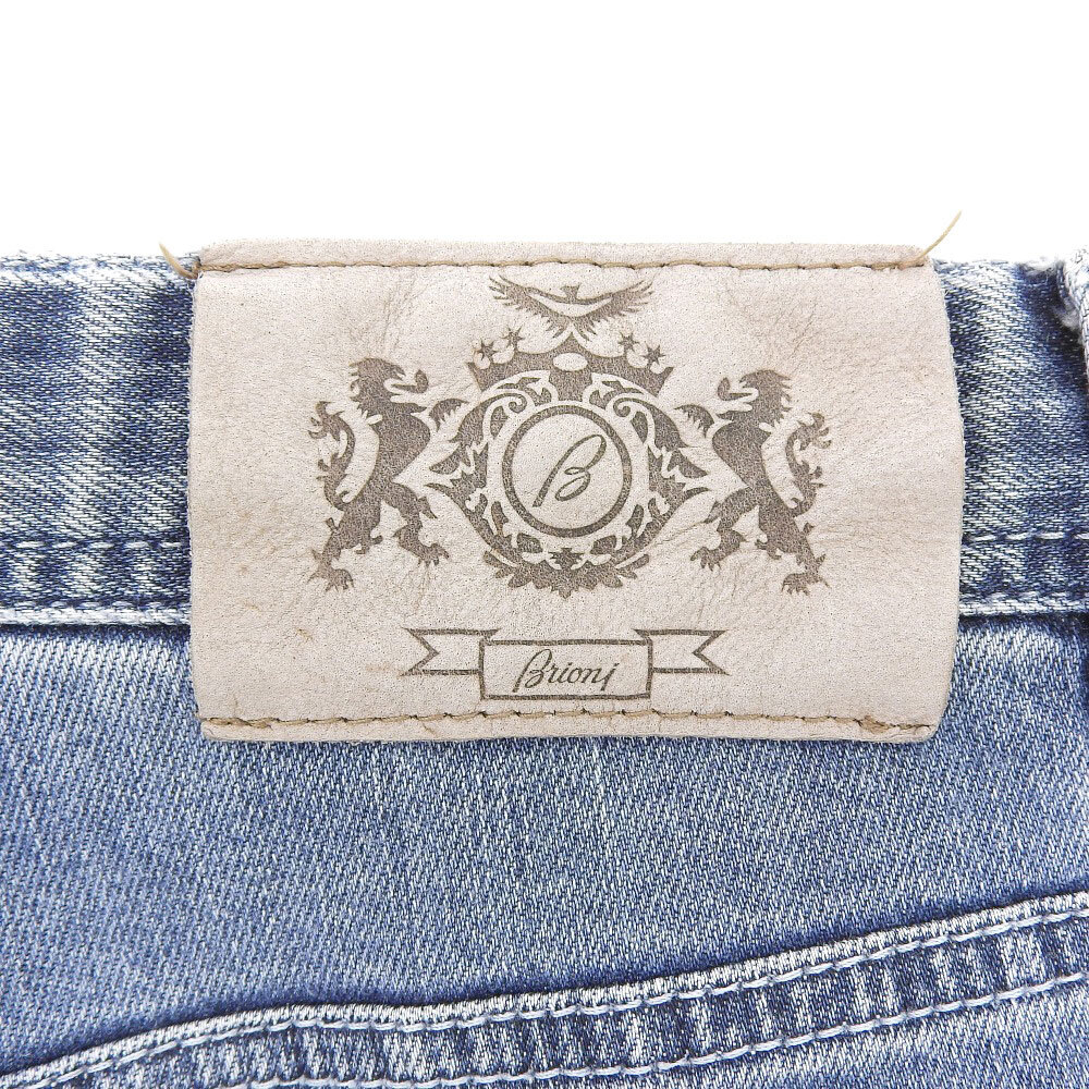 美品 Brioni ブリオーニ LIVIGNO デニムパンツ ボトムス メンズ ブルー 32_画像5