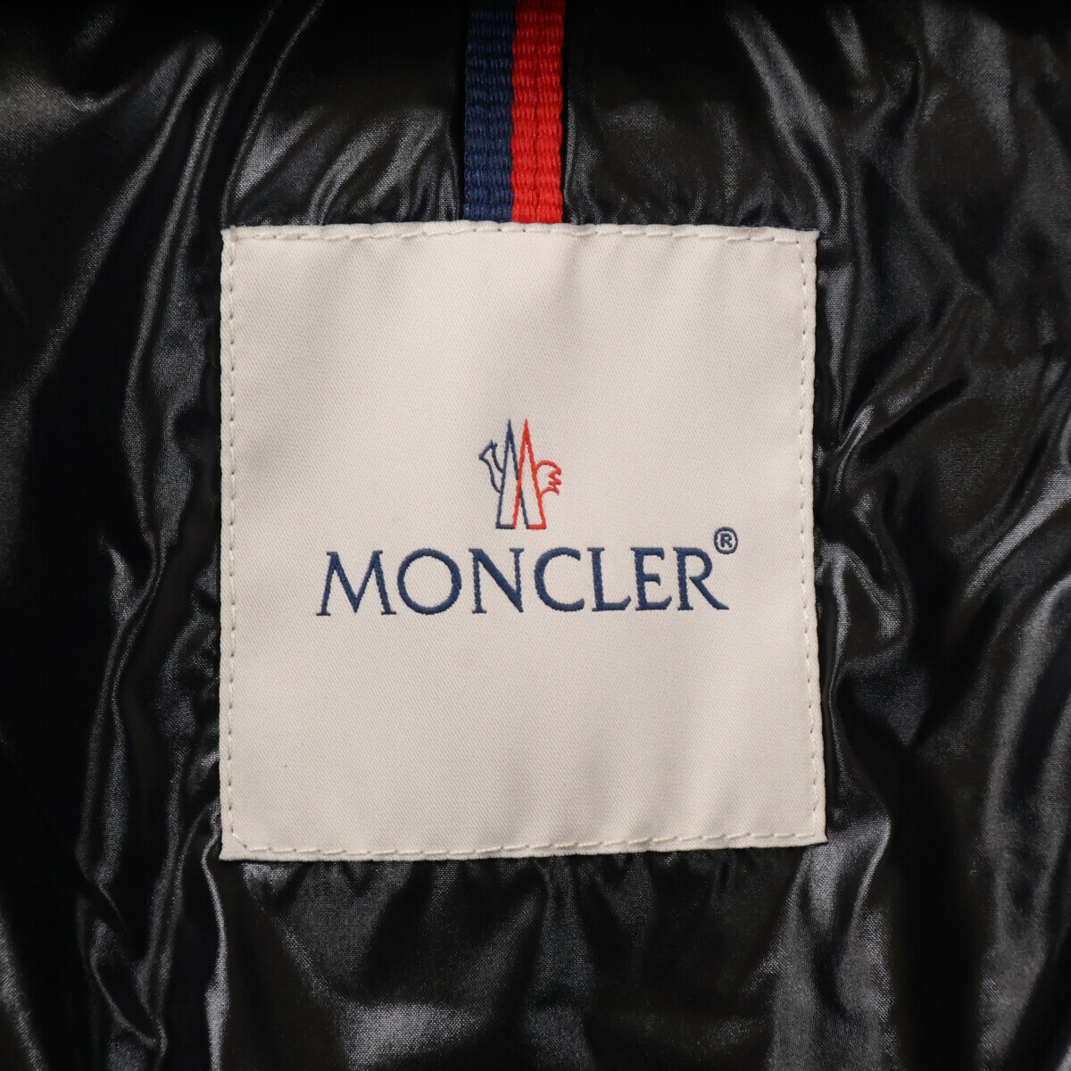 MONCLER モンクレール BADYFUR シャイニーナイロン ショート ダウンジャケット O ブラック レディース_画像6