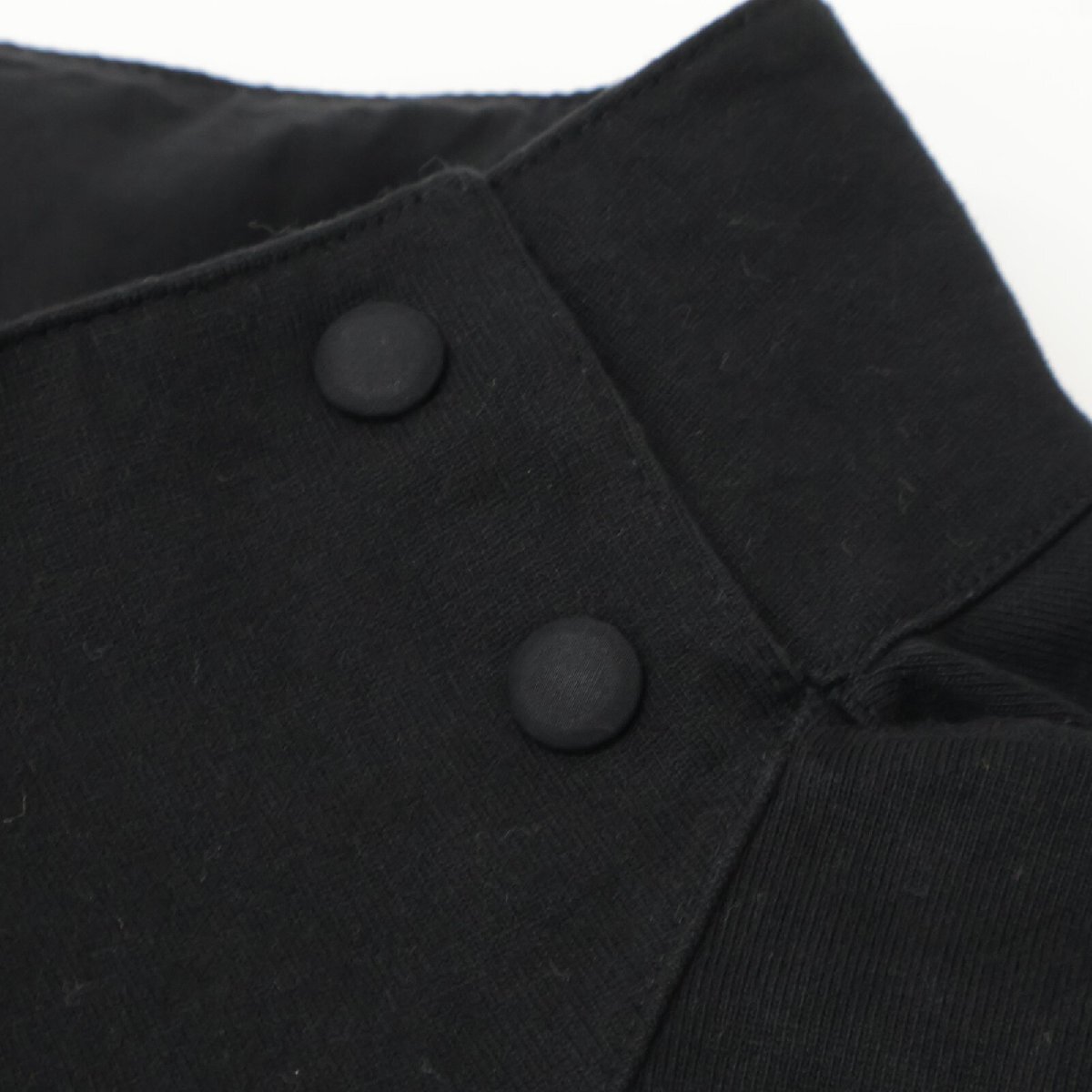 BOTTEGA VENETA ボッテガヴェネタ ブラック MOCK NECK THREE-QUARTER SLEEVE SWEATSHIRT ブラック 38 トップス コットン レディース 中古_画像6