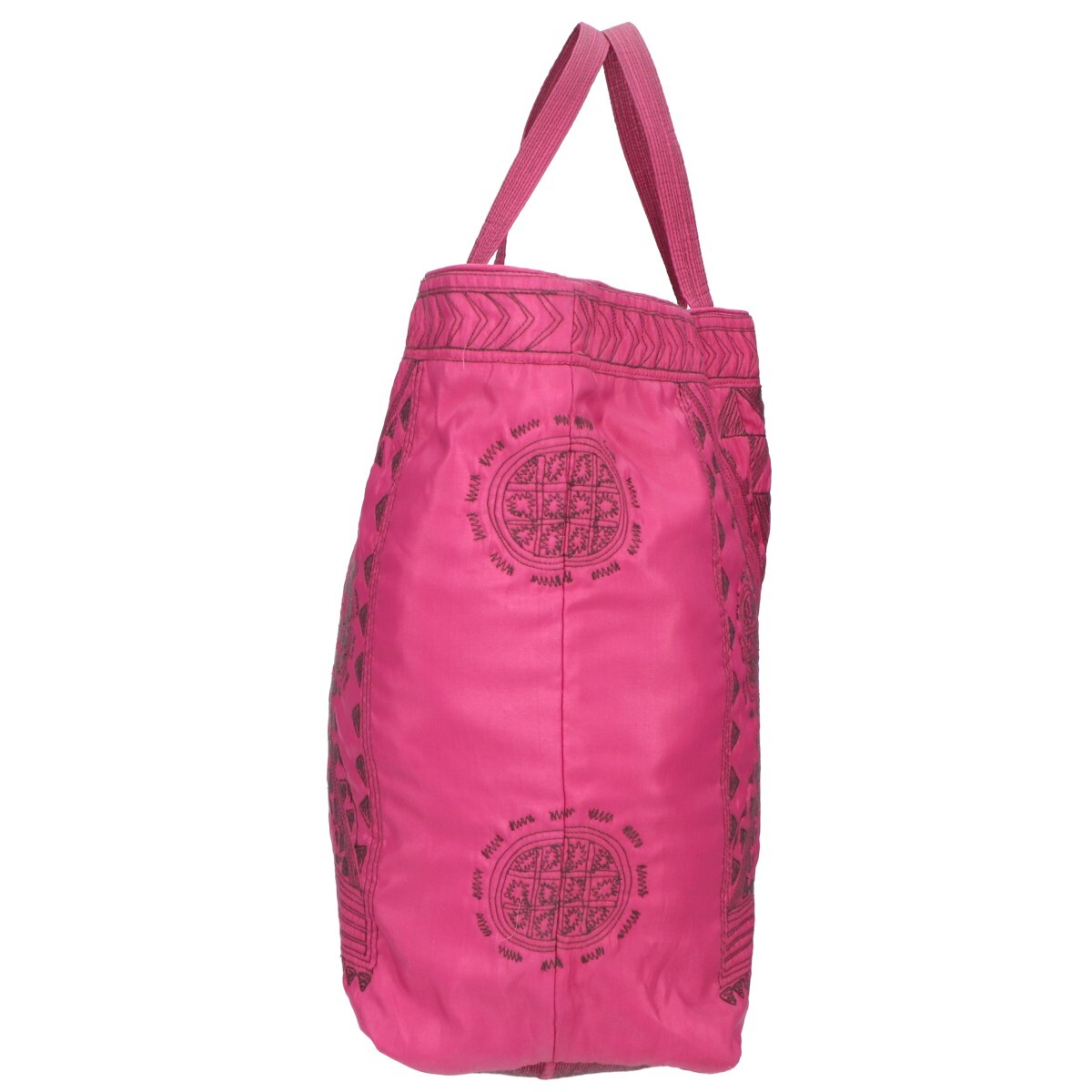 TAMASHA タマシャ 刺繍 トートバッグ ピンク レディース_画像3