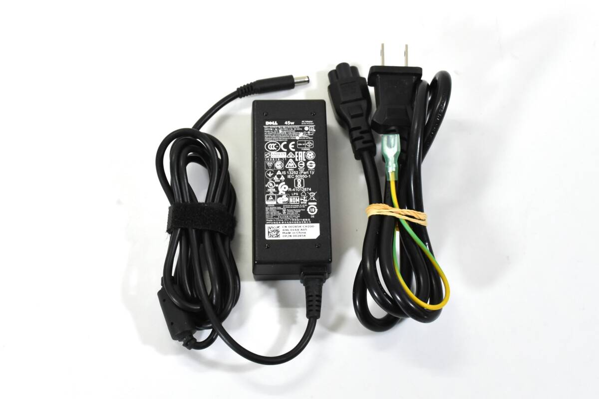 10個セット/DELL 19.5V 2.31A 45W ACアダプター /細ピン/外径4.5mm/動作確認済み/Latitude 3510,Vostro 3590など対応/中古品_画像3