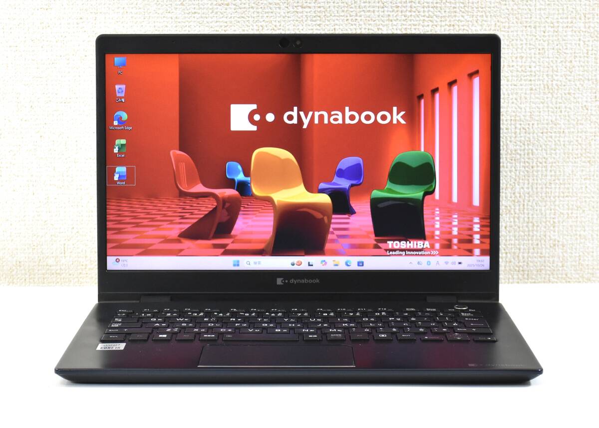 TOSHIBA dynabook G83/FS / Core i5-10210U/メモリ16G/NVMe SSD 256G/13.3インチ/Webカメラ/Windows 11 /中古ノートパソコン/管:TG91_画像1