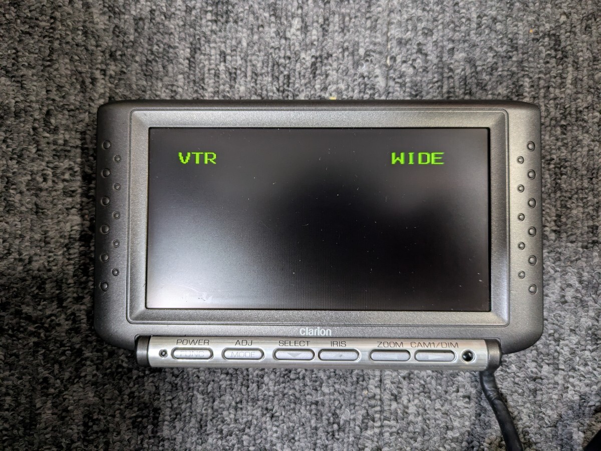 送料無料　clarion クラリオン バックモニター CJ-981J CJ-981 バックカメラ用　モニターのみ 取説あり　検CJ-980　A03_画像3