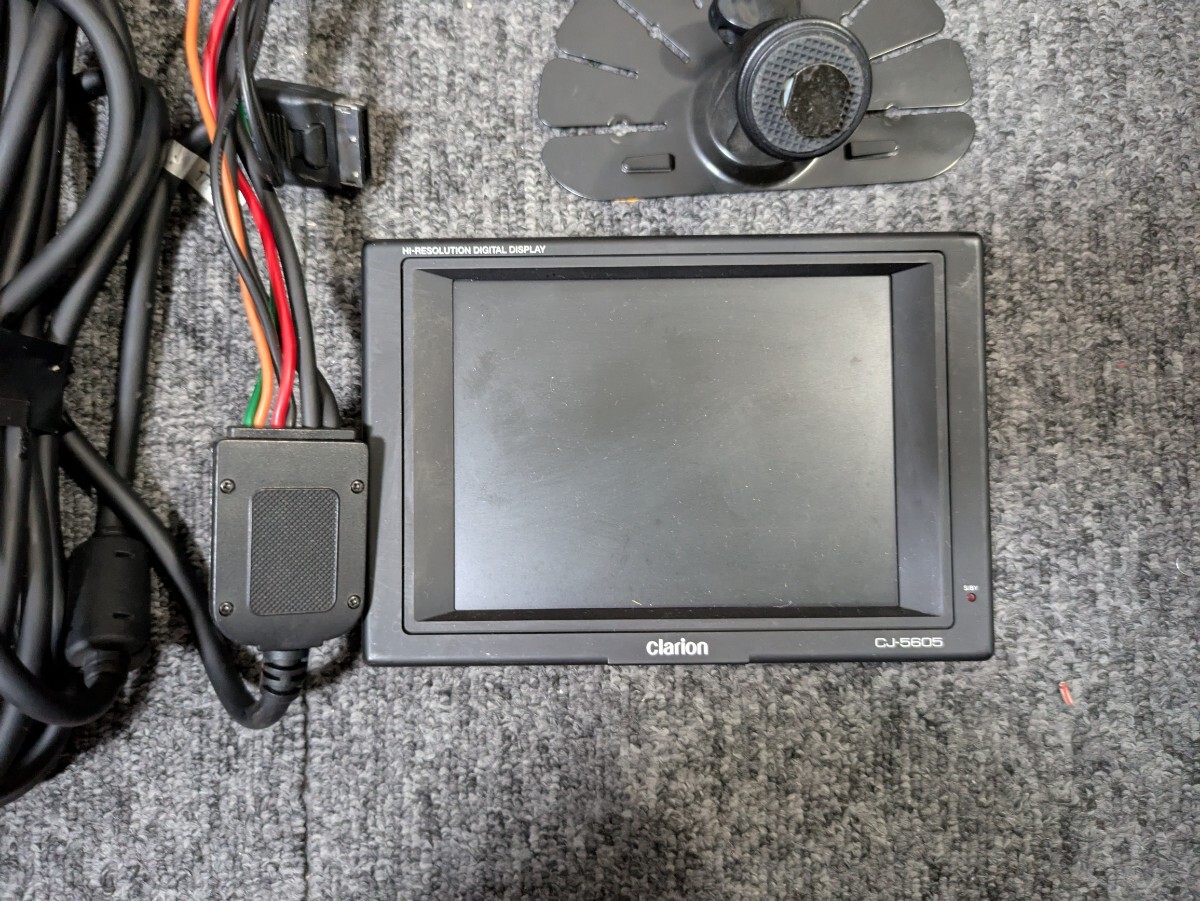 送料無料　 clarion クラリオン バックカメラ用 CJ-5605A バックモニター　動作確認　C01_画像2
