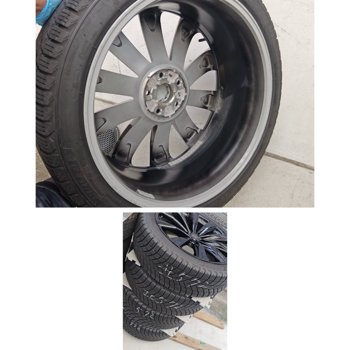  Toyota MICHELIN X-ICE 225/45R21 зимний Toyota Crown спорт оригинальные колеса 21 дюймовый 8.5J5HPCD114.3+35 Estate ( север 572)