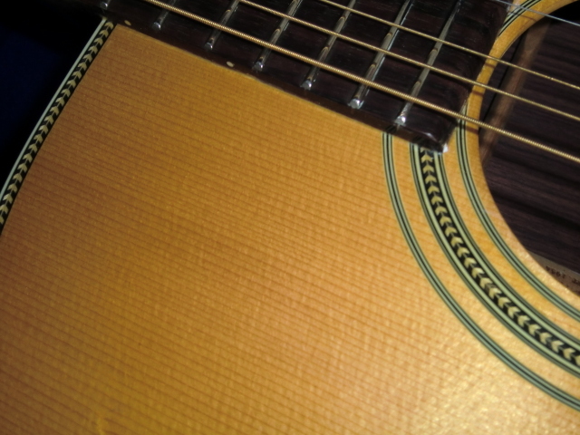 トップ&バック単板 初期型マーティンヘッド Aria Dreadnought AD-50  2001年製_画像7