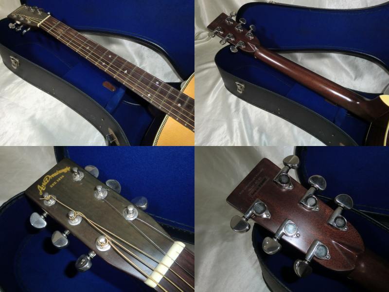 トップ&バック単板 初期型マーティンヘッド Aria Dreadnought AD-50  2001年製_画像8