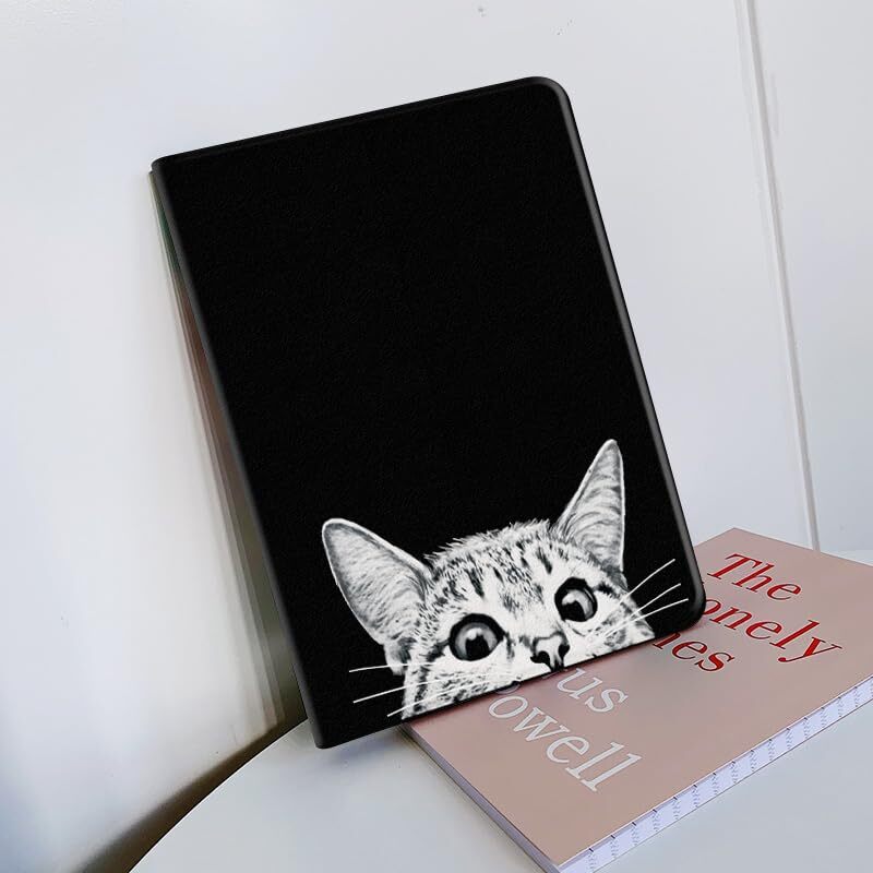 iPad 第6世代 第5世代 iPadAir Air2 ケース iPad 可愛い 動物 ラッコ クマ ウサギ ネコ 柄 イラスト _画像4