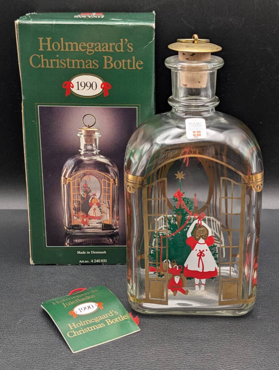 H/K 同梱可！未使用『HOLME GAARD OF COPENHAGEN Christmas 1990 コルク栓 ボトル』ホルムガード コペンハーゲン クリスマス ブランド_画像1