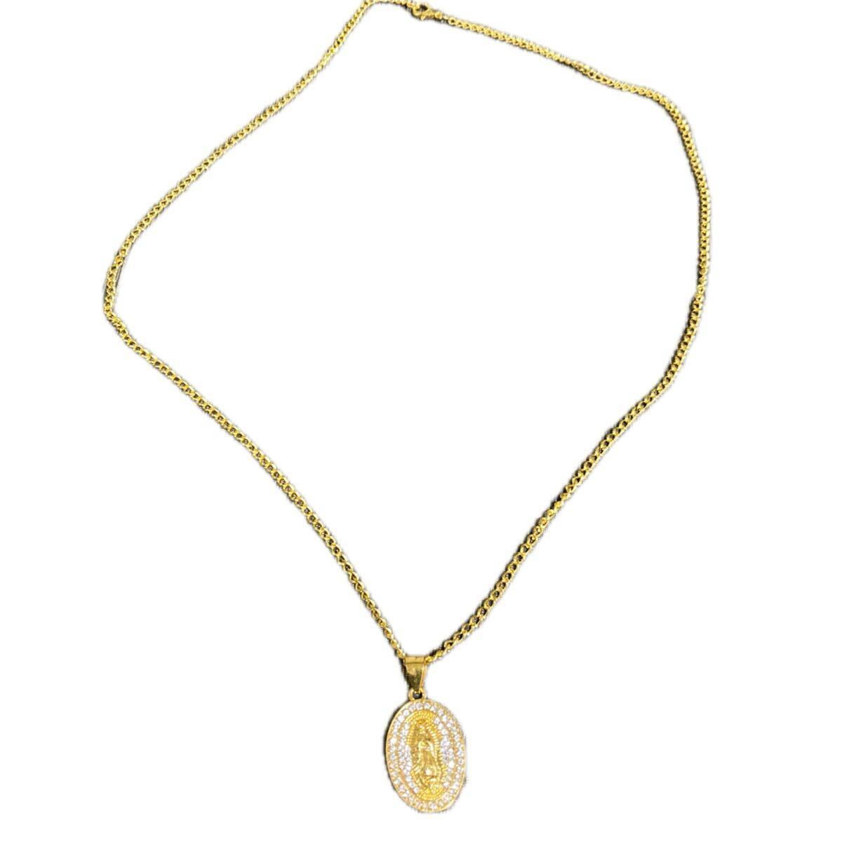 美品 ゴールドネックレス ペンダント_画像1