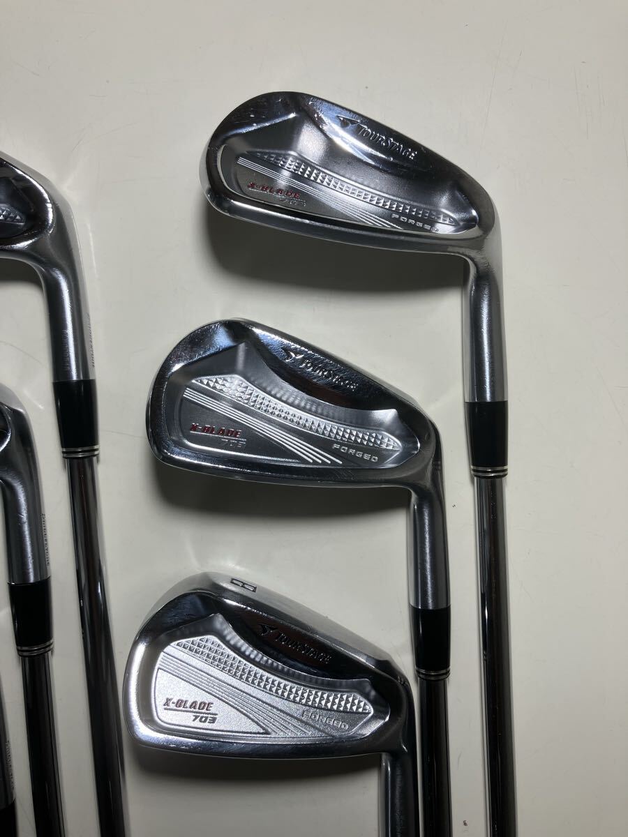 TOURSTAGEツアーステージ　X-BLADE　703　FORGED アイアン　５～P　6本　NS.PRO 950GH　FLEX S_画像3