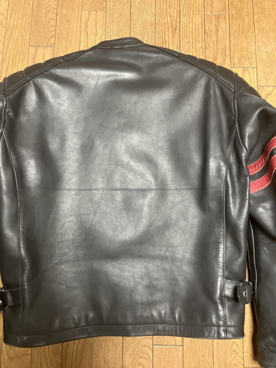 KADOYAカドヤ BLACK HORSE レザージャケット　キルティング　サイズL_画像7