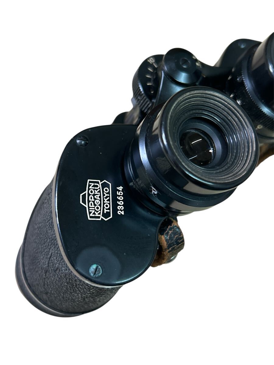 双眼鏡 ニコン Nikon 昭和レトロ ヴィンテージ NIPPON KOGAKU TOKYO 7×35 7.3° PAT.PEND. ケース付(ジャンク品)現状品(1023a21)_画像3